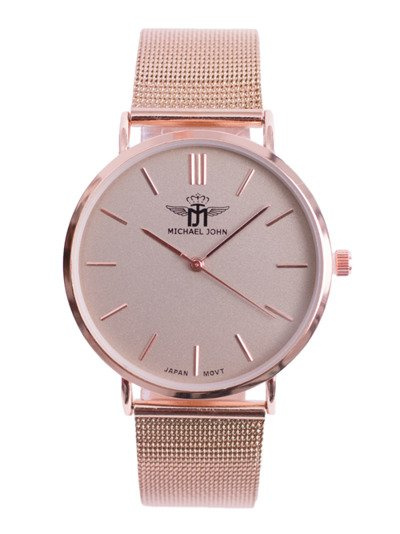 Damski Zegarek Michael John Florence Złota Tarcza 40mm