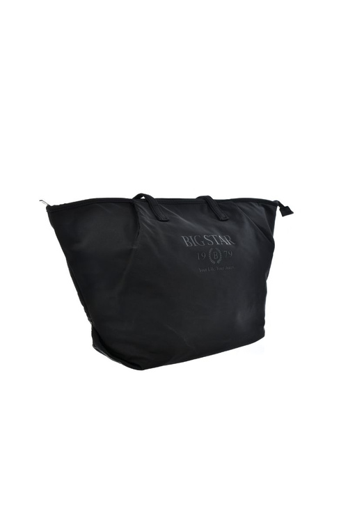Materiałowa Duża Torba Big Star NN574049 Czarna