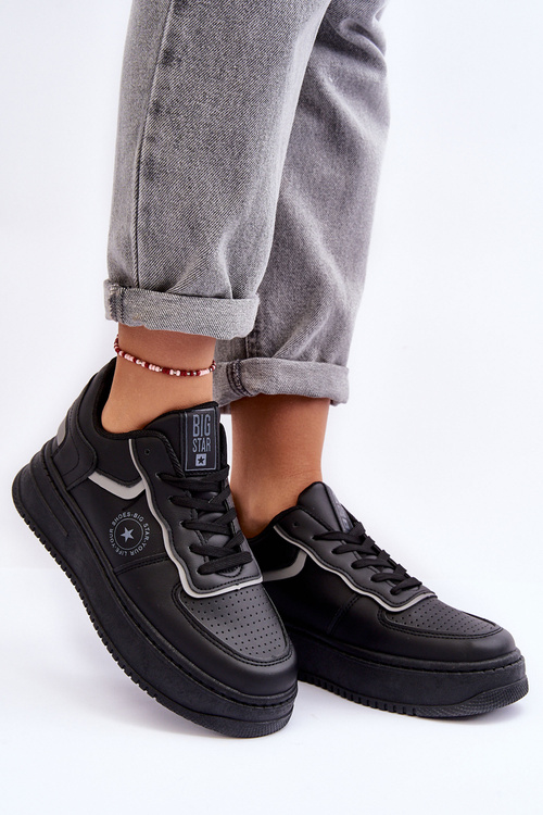 Damskie Buty Sportowe Sneakersy Big Star MM274232 Czarne