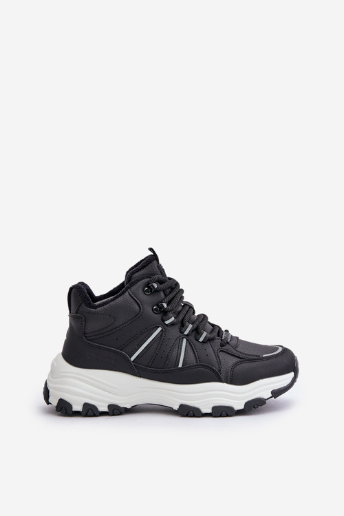 Ocieplane Sneakersy Damskie Big Star OO274A160 Czarne