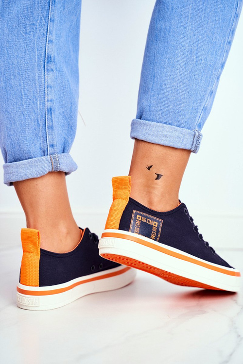 Damskie Trampki Big Star Granatowe FF274A070