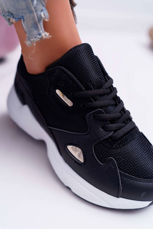 Sportowe Damskie Buty Czarne Szantal