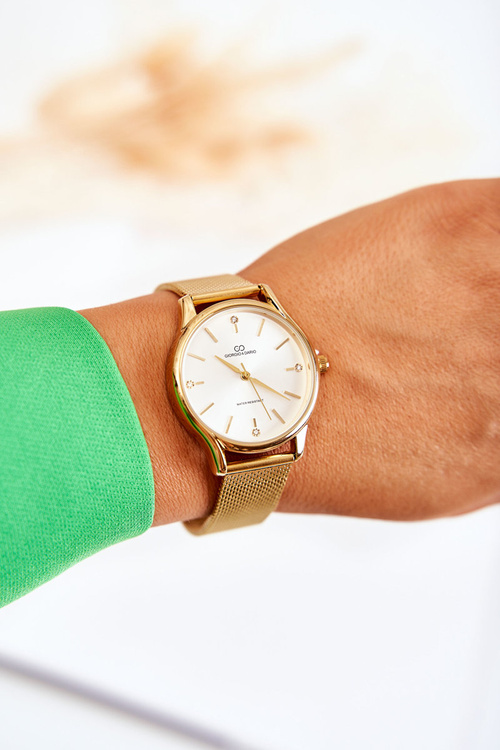 Damski Wodoodporny Zegarek Giorgio & Dario Złoty