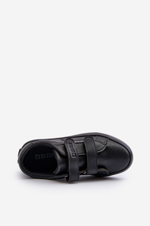 Dziecięce Trampki Na Rzepy Big Star NN374006 Czarne