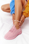 Damskie Sportowe Buty Slip-on Różowe Do It