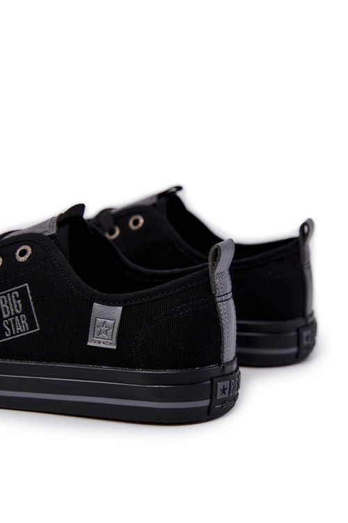 Męskie Niskie Trampki Big Star JJ174139 Czarne
