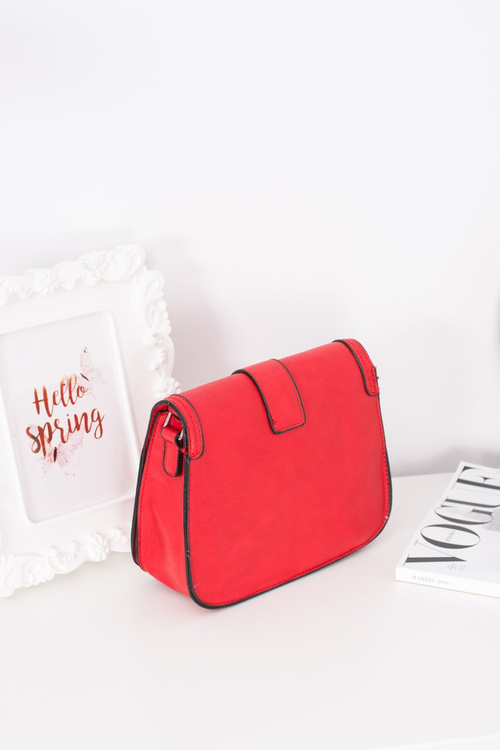 Damska Czerwona Elegancka Listonoszka