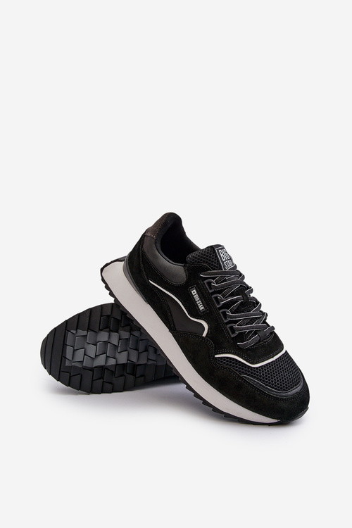 Sneakersy Męskie Big Star NN174321 Memory Foam System Czarne