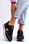 Damskie Sneakersy Memory Foam System Big Star LL274541 Czarne