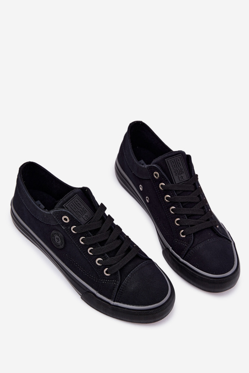 Trampki Męskie Materiałowe Big Star RR174338 Czarne