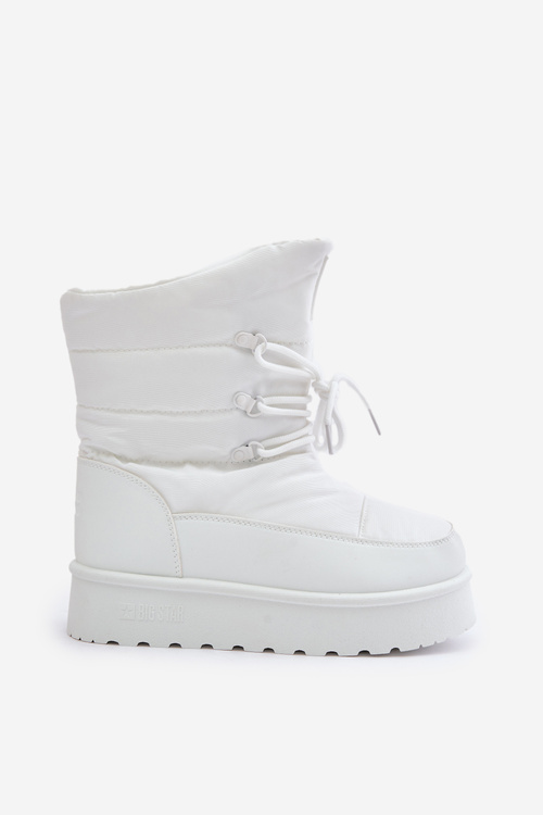 Śniegowce Na Platformie Na Zamek Big Star OO274886 Białe