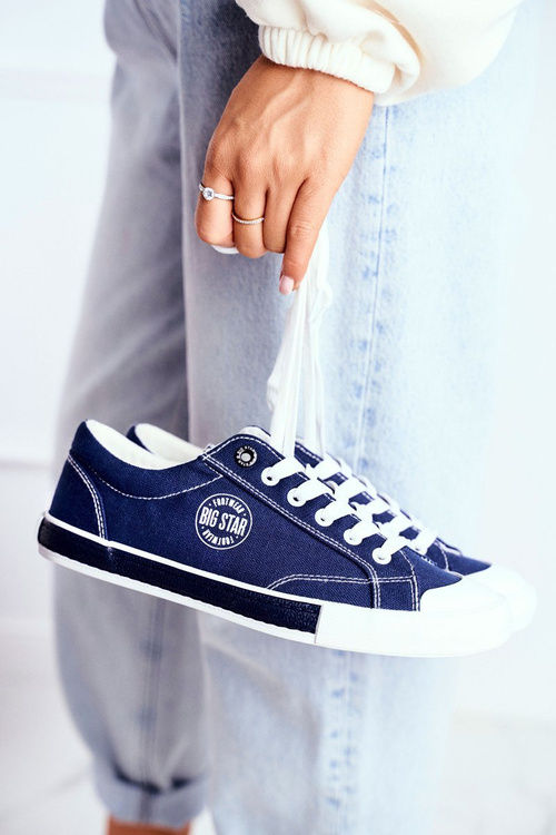 Damskie Trampki Big Star Granatowe FF274229