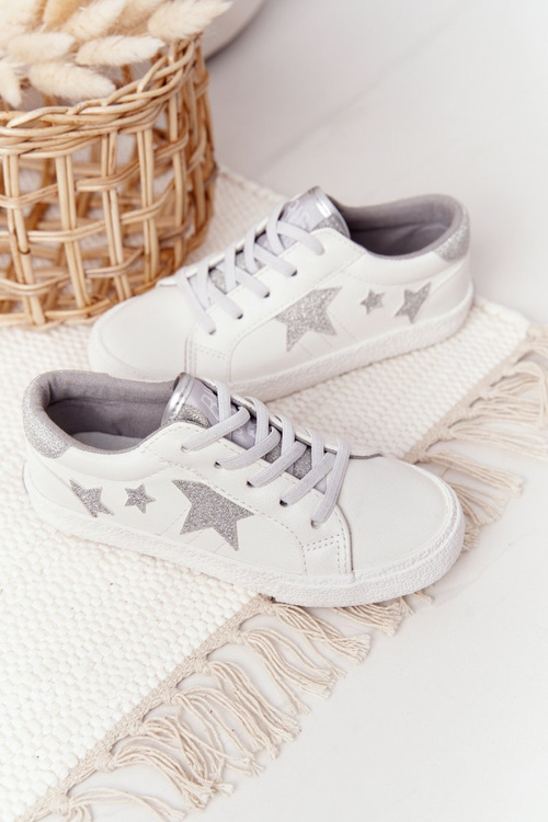 Dziecięce Wsuwane Trampki Big Star Białe FF374034