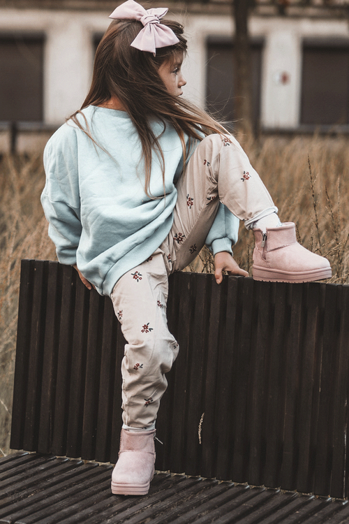 Dziecięce Śniegowce Ocieplane Na Suwak Różowe Big Star MM374101