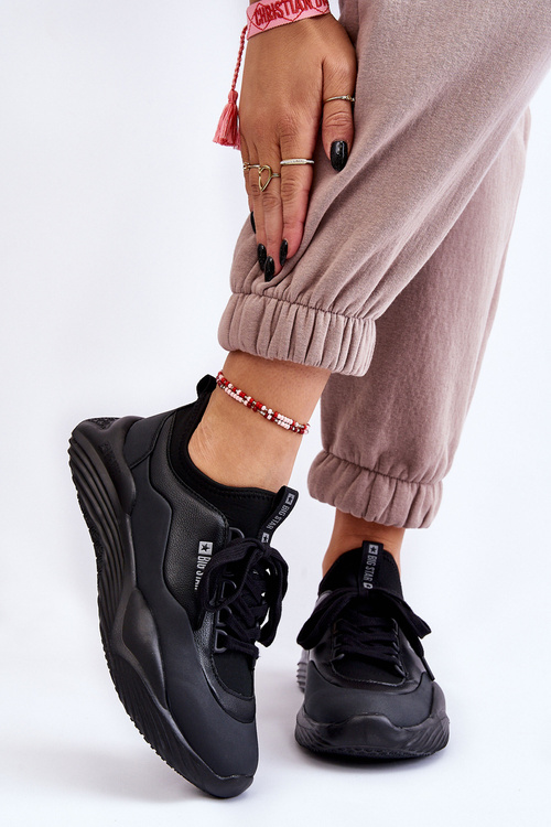 Damskie Sneakersy Memory Foam System Big Star LL274419 Czarne