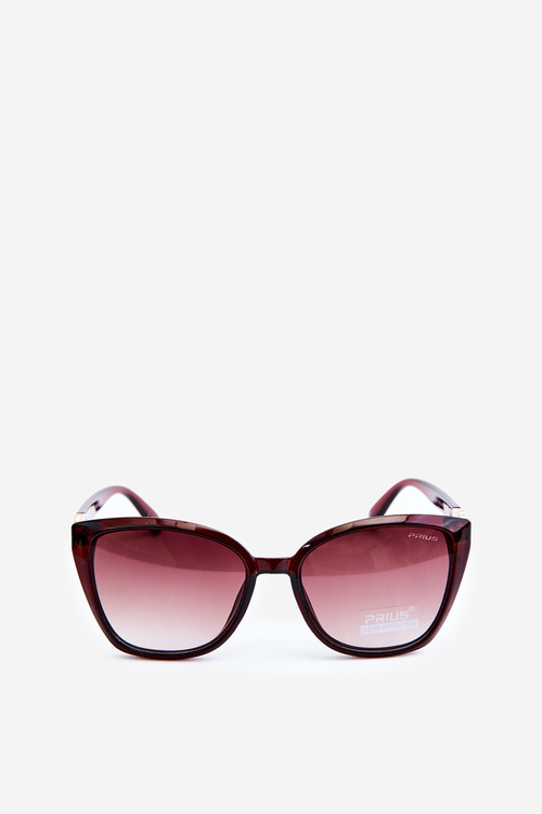 Okulary Przeciwsłoneczne Damskie UV400 Ciemnobrązowe