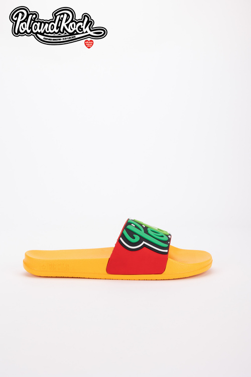 Klapki Pol'and'Rock Festival X Big Star SS174507 Żółte