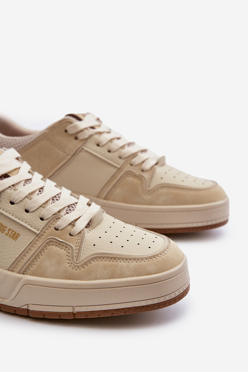 Sneakersy Męskie Big Star NN174095 Beżowe