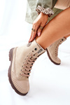 Damskie Trapery Big Star II274349 Beżowe