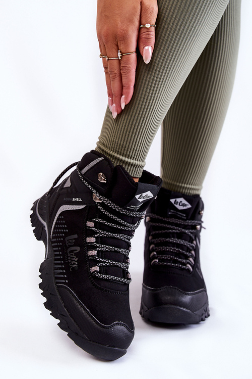 Damskie Ocieplane Trapery Lee Cooper LCJ-22-01-1427L Czarne