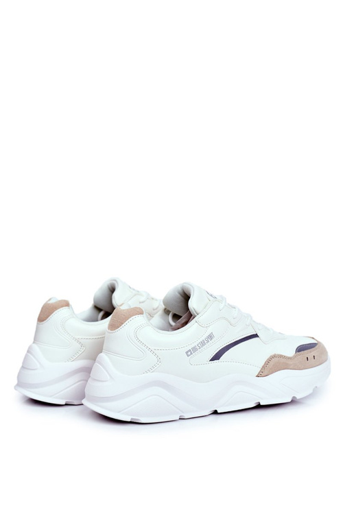 Sportowe Obuwie Męskie Big Star Białe GG174573