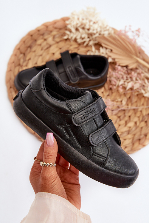 Dziecięce Trampki Na Rzepy Big Star NN374006 Czarne