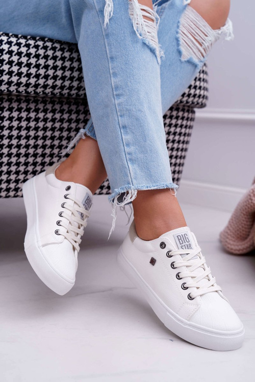 Damskie Trampki Big Star Białe BB274033