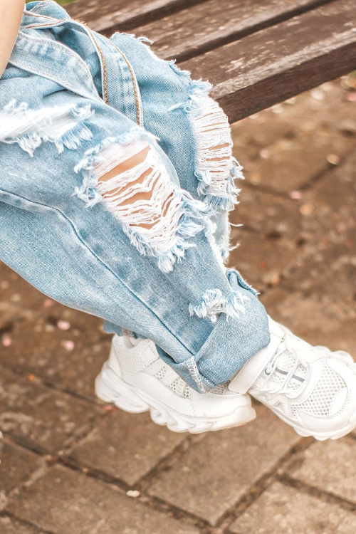 Dziecięce Sneakersy Ze Świecącą Podeszwą LED Białe So Cool!