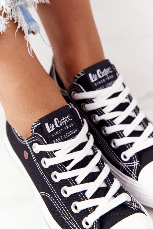 Damskie Trampki Lee Cooper LCW-21-31-0097L Czarne