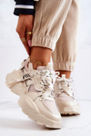 Buty Sportowe Sneakersy GOE JJ2N4082 Beżowe