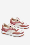 Damskie Buty Sportowe Sneakersy Big Star LL274438 Różowo-Białe