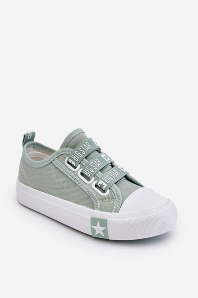 Dziecięce Trampki Wsuwane Big Star LL374010 Zielone