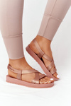 Pachnące Gumowe Sandaly Eco Friendly ZAXY HH285167 Nude