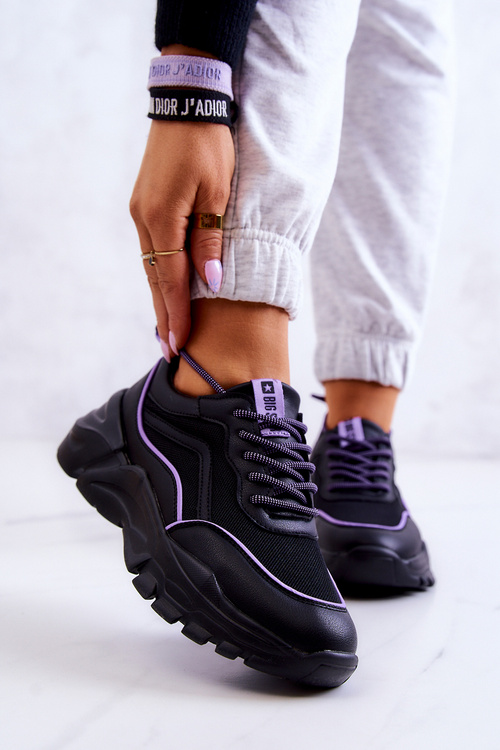 Buty Sportowe Memory Foam Big Star JJ274786 Czarne