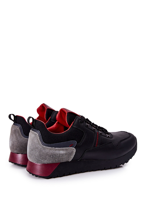 Buty Sportowe Męskie Memory Foam Big Star II174090 Czarne