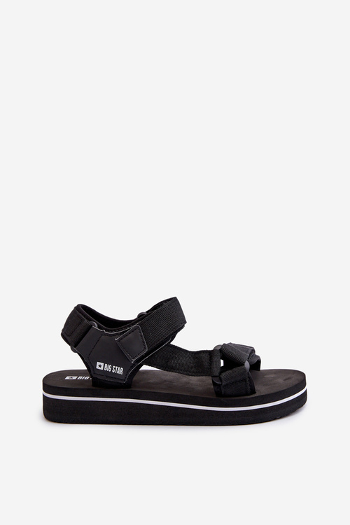 Damskie Sandały Na Platformie Big Star NN274A532 Czarne
