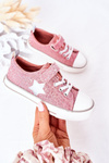 Dziecięce Trampki Na Rzep BIG STAR HH374027 Różowe