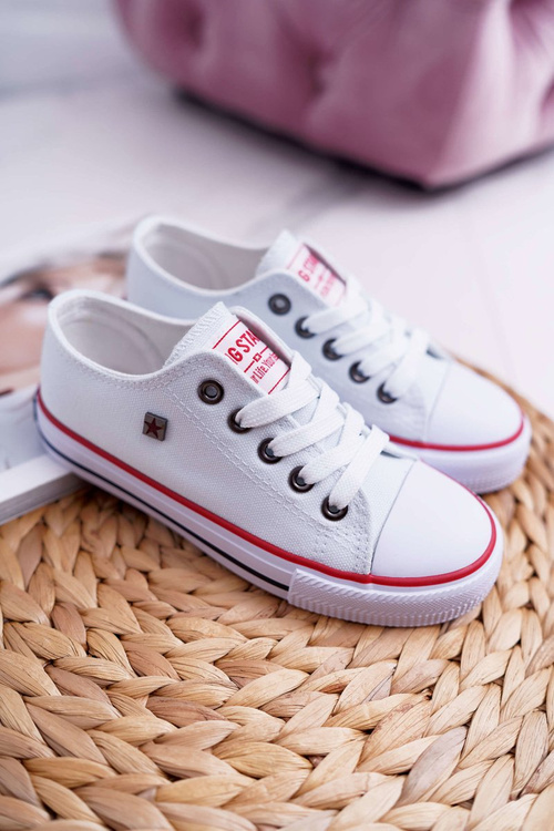 Dziecięce Trampki Big Star Klasyczne Białe W374001