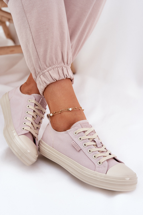 Trampki Damskie Big Star RR274732 Jasnoróżowe