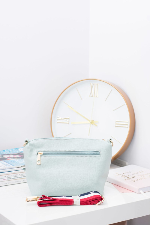 Turkusowa Torebka Damska A4 na Ramię