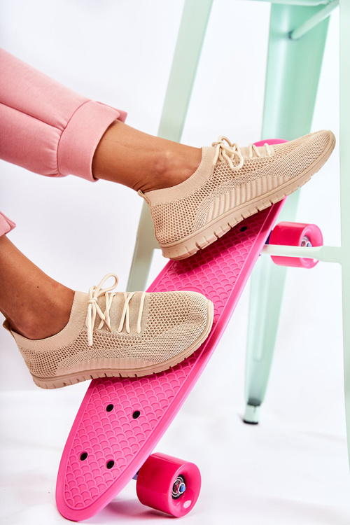 Damskie Wsuwane Sportowe Buty Beżowe Sequro