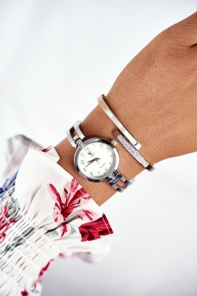 Damski Zegarek GG Luxe Srebrny Gumera