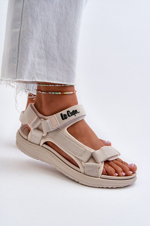 Damskie Sandały Lee Cooper LCW-24-34-2614 Beżowe