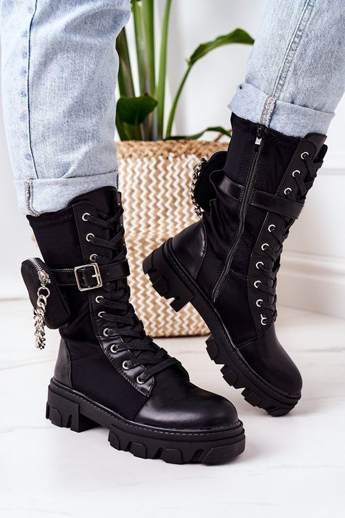 Ocieplane Workery Z Nerką Czarne Look At Me