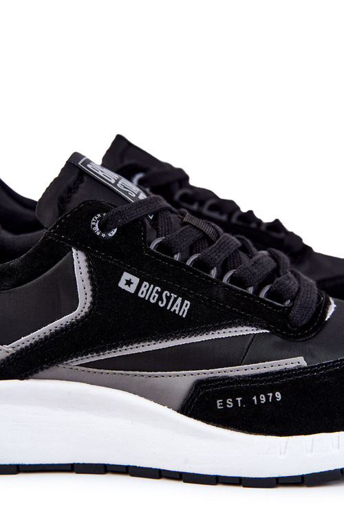 Męskie Sportowe Buty Big Star KK174024 Czarne