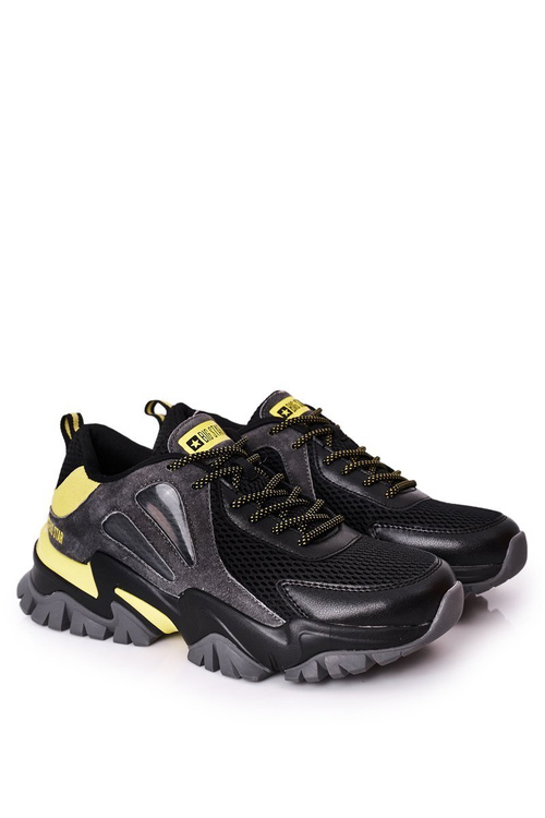 Męskie Sportowe Buty Memory Foam Big Star HH174278 Czarne