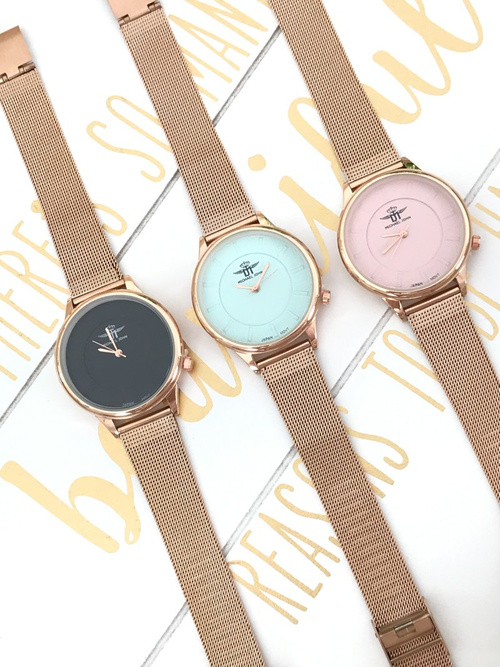 Damski Zegarek Michael John Sceptre Czarna Tarcza