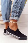 Damskie Tenisówki Slip-on Big Star HH274012 Czarne