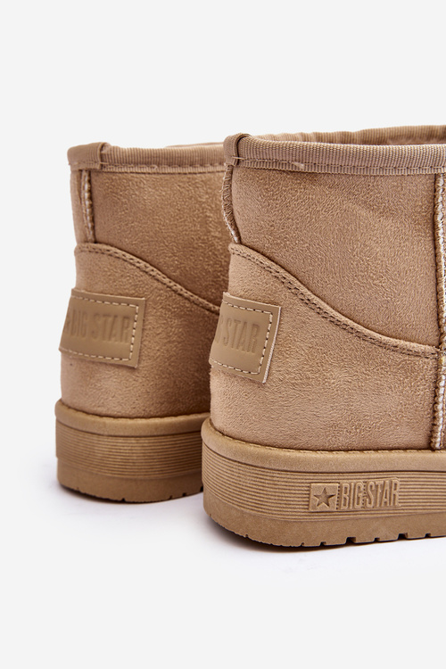 Dziecięce Śniegowce Ocieplane Beżowe Big Star MM374056