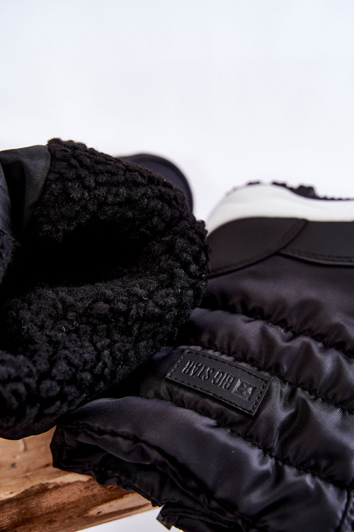 Dziecięce Śniegowce Na Suwak Big Star KK374235 Czarne